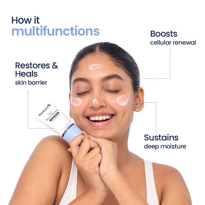3:1:1 Barrier Bounce Moisturizer for Dry Skin with Ceramides &Mung Mucin for Barrier Repair