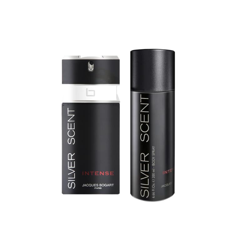 Silver Scent Intense Set (Eau De Toilette + Body Spray) For Him