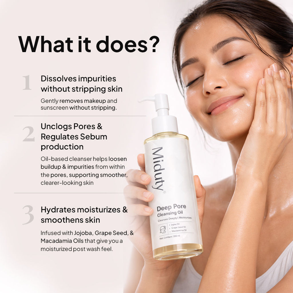 Deep Pore Cleansing Oil Non-Comedogenic Gentle Cleanser