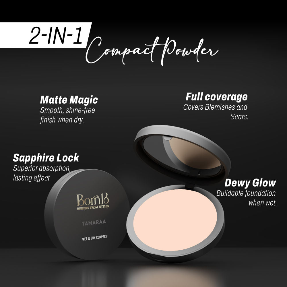 Tamaraa Wet & Dry Compact Powder