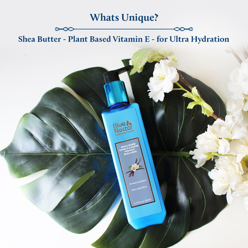 Warm Vanilla Body Lotion With Vitamin E For Ultra Hydration
