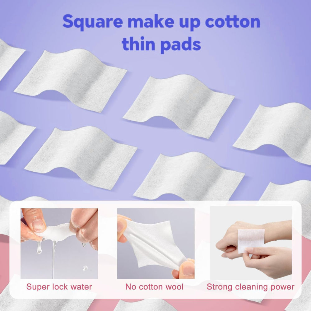 Makeup Cotton Pads - Natural, Double-Sided