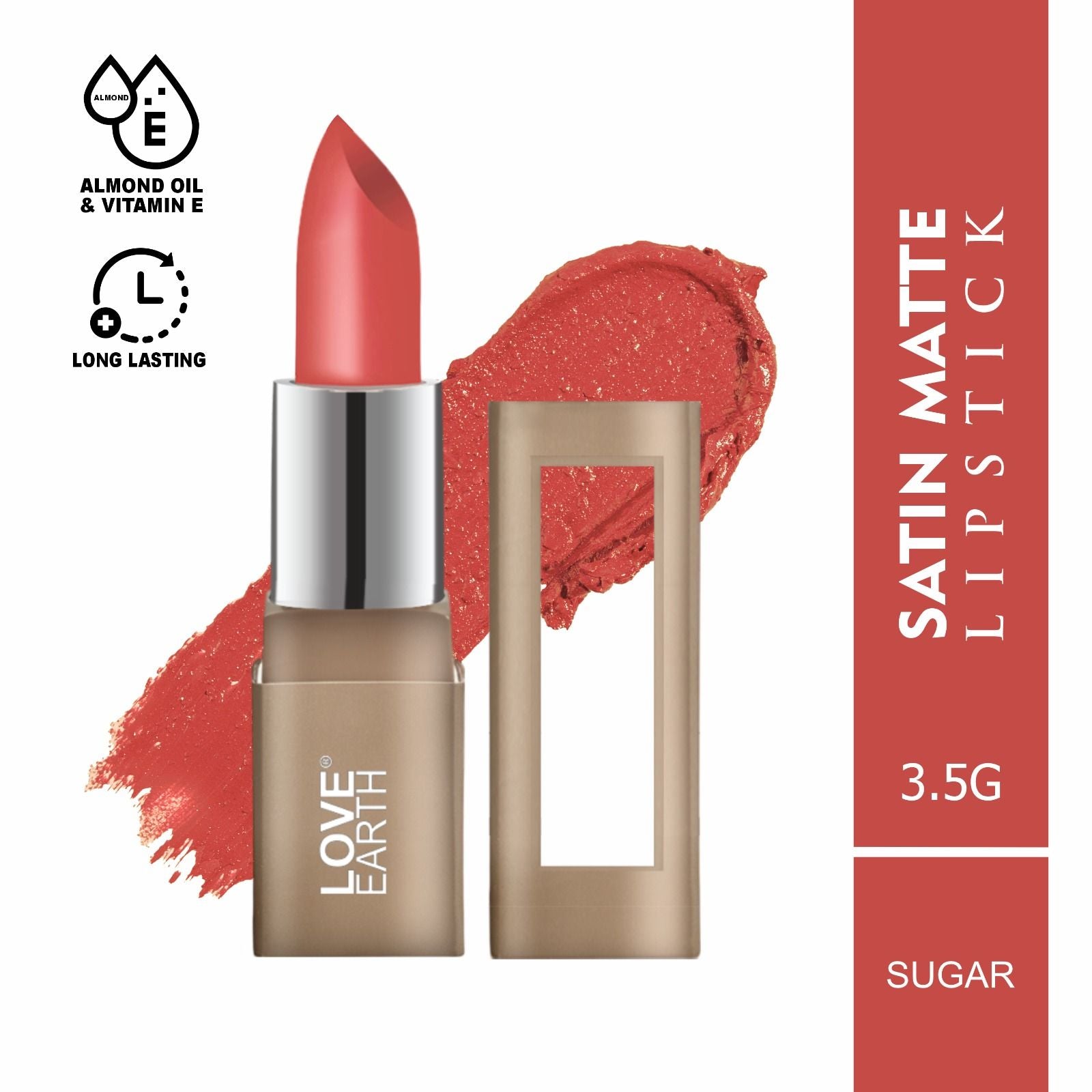 Satin Matte Lipstick - Sugar