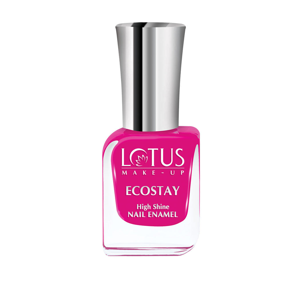 Lotus Make-Up Ecostay Nail Enamel Maroon Love, Easy to Apply & Glossy Finish