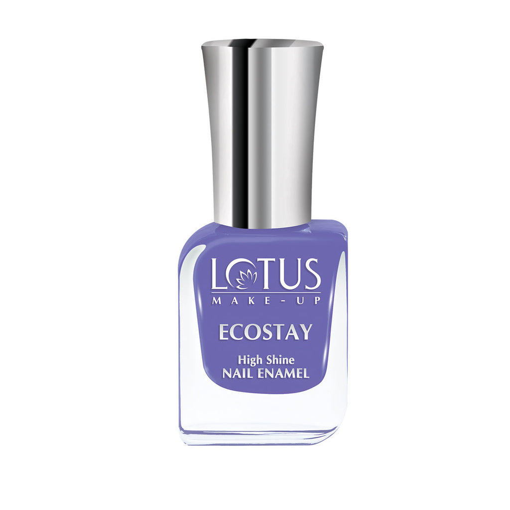 Lotus Make-Up Ecostay Nail Enamel Maroon Love, Easy to Apply & Glossy Finish - Blue Hues