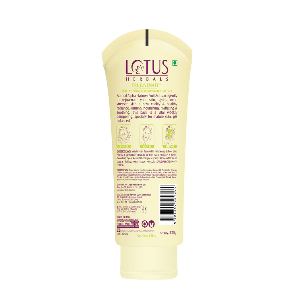 Frujuvenate Skin Perfecting & Rejuvenating Fruit Pack