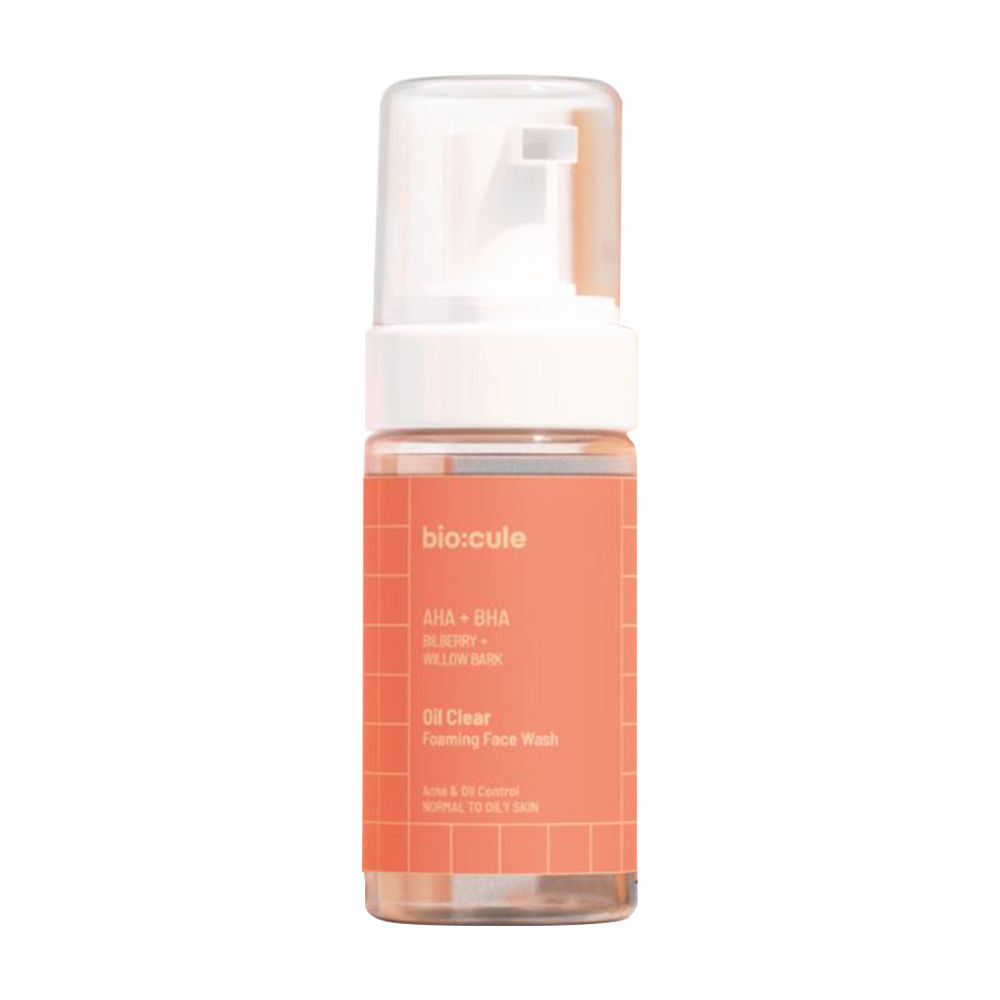AHA BHA Oil Clear Foaming Face Wash For Oily & Acne Prone Skin