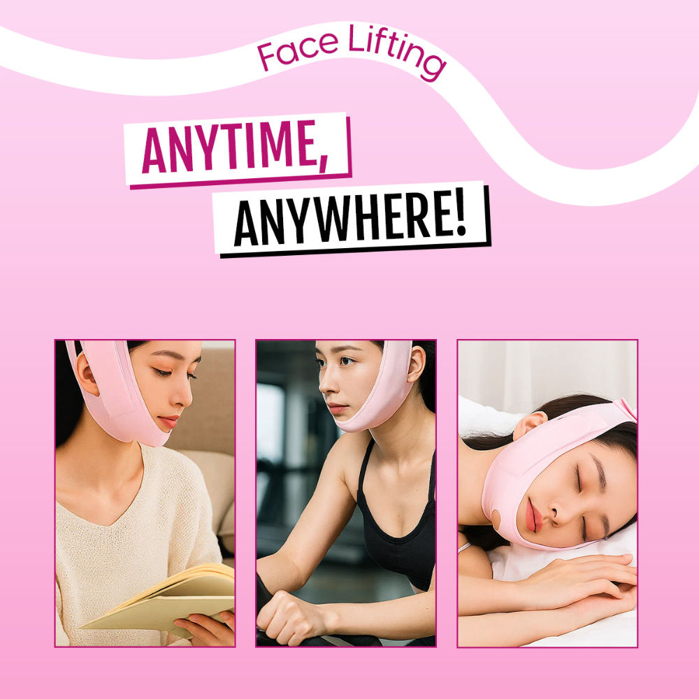 V Line Face Slimming Belt Double Chin Reducer Jawline Shaper Mask for Skin Tightening
