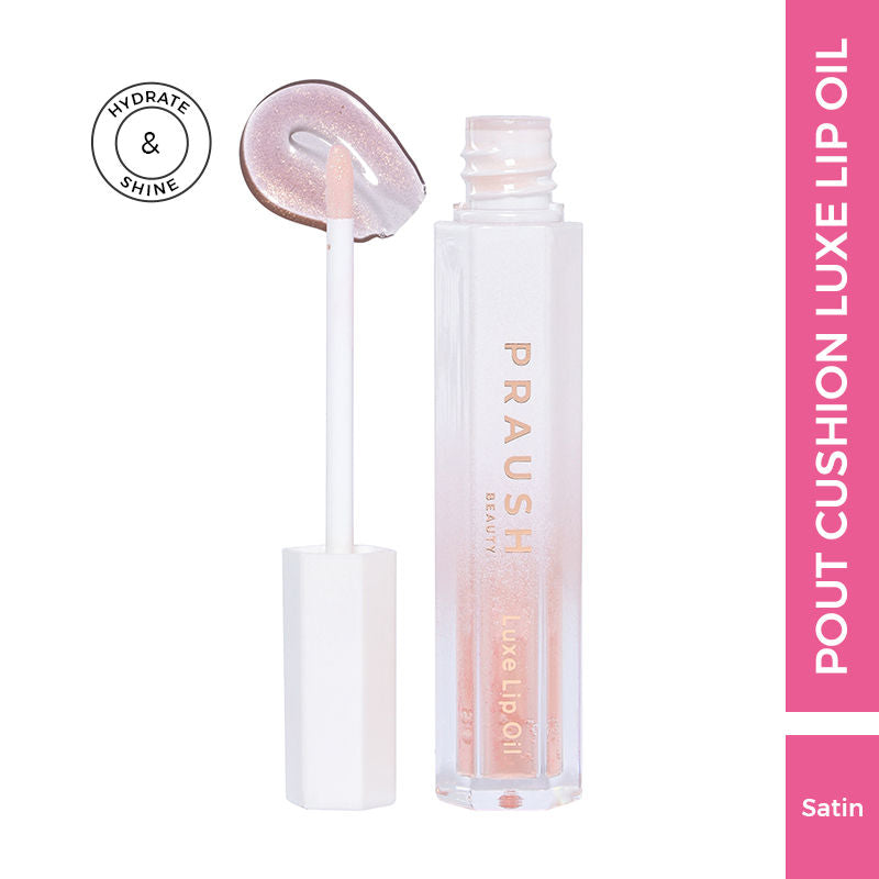 Pout Cushion Luxe Lip Oil - Satin-Shimmery