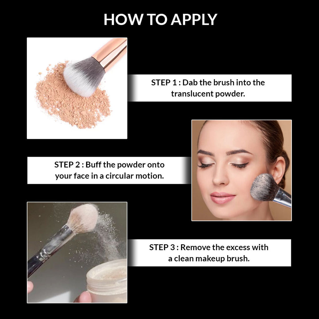 Translucent Powder For Face Makeup Matte Finish
