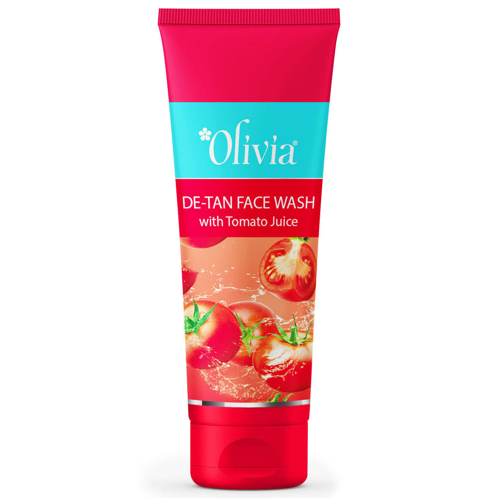 De-Tan Face Wash – With Tomato Juice for Clear, Bright & Even-Toned Skin