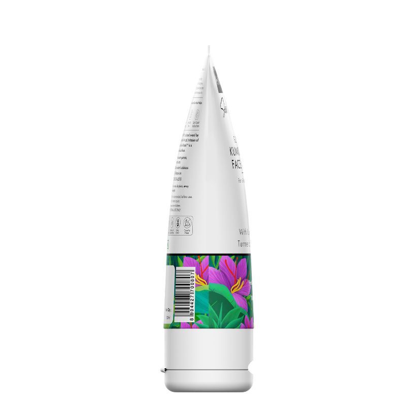Kapiva Kumkumadi Glow Face Wash Reduces Pigmentation & Dark Spots, 0% Parabens, Sulfates
