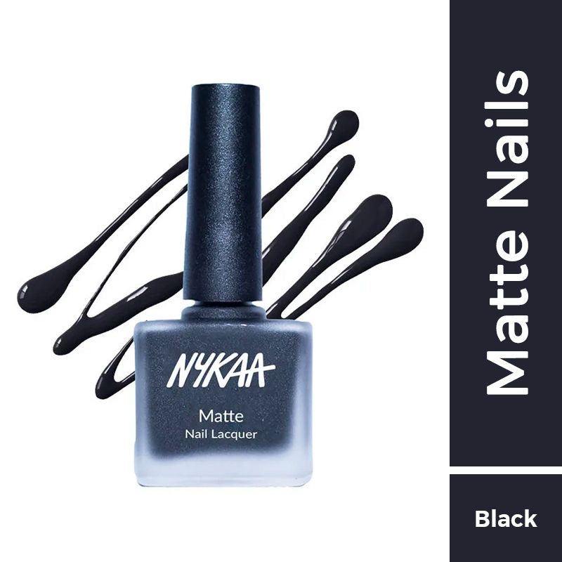 Matte Nail Enamel - Black Sesame Pudding 09