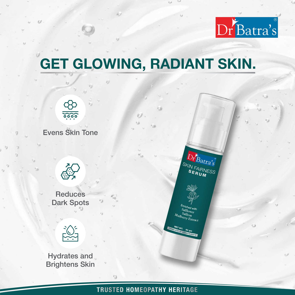 Dr Batra's Skin Glowing Serum, For Bright Skin Glowing & Healthy Skin, Silicone, Hydroquinone Free