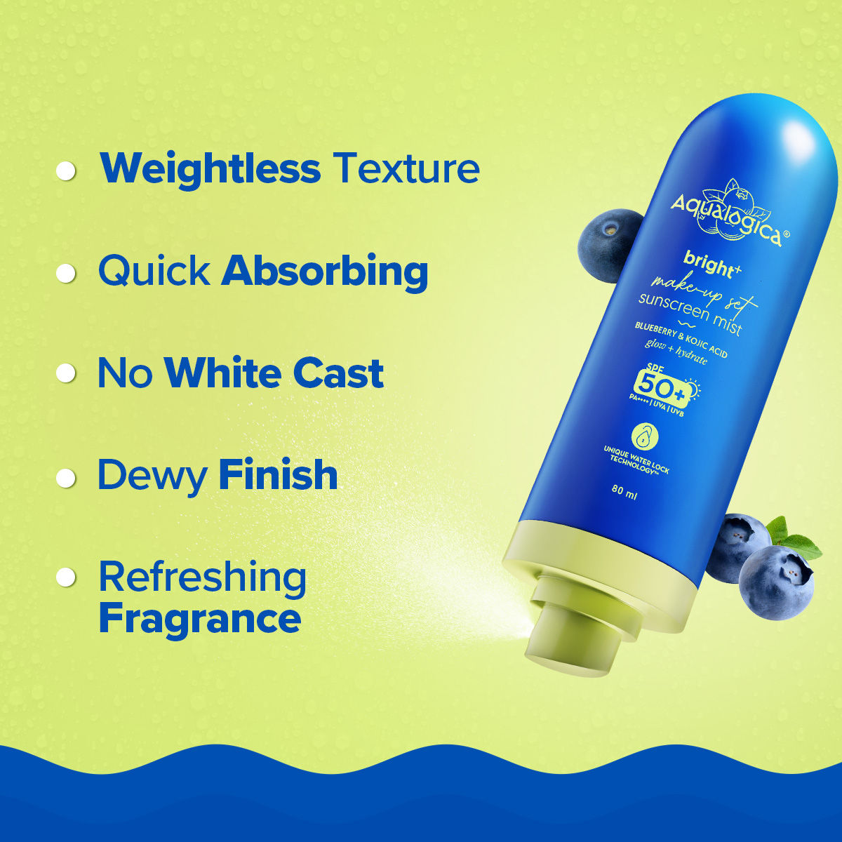 Bright+ Makeup Set Sunscreen Mist SPF 50+
