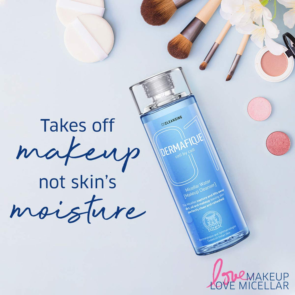 Micellar Water, with Hyaluronic Acid - Alcohol Free Makeup Cleanser, Removes Makeup