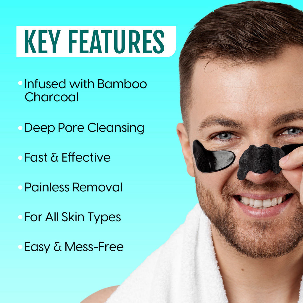 Blackhead Remover Nose Strips - Charcoal Pore Cleansing for Nose, Forehead & Chin
