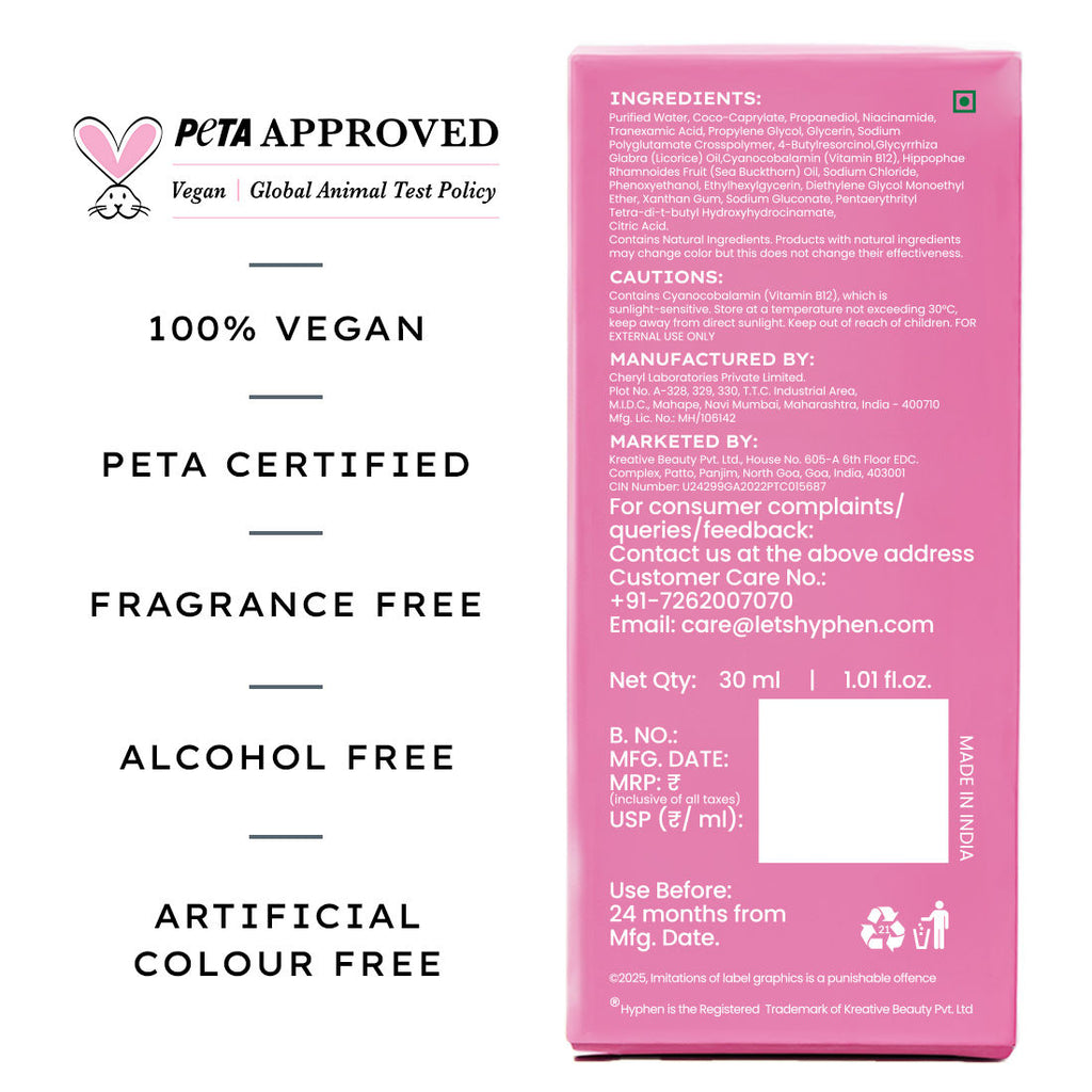 Biphasic Advanced De-Pigmentation Serum, Correct & Prevent Pigmentation In-Vivo Tested