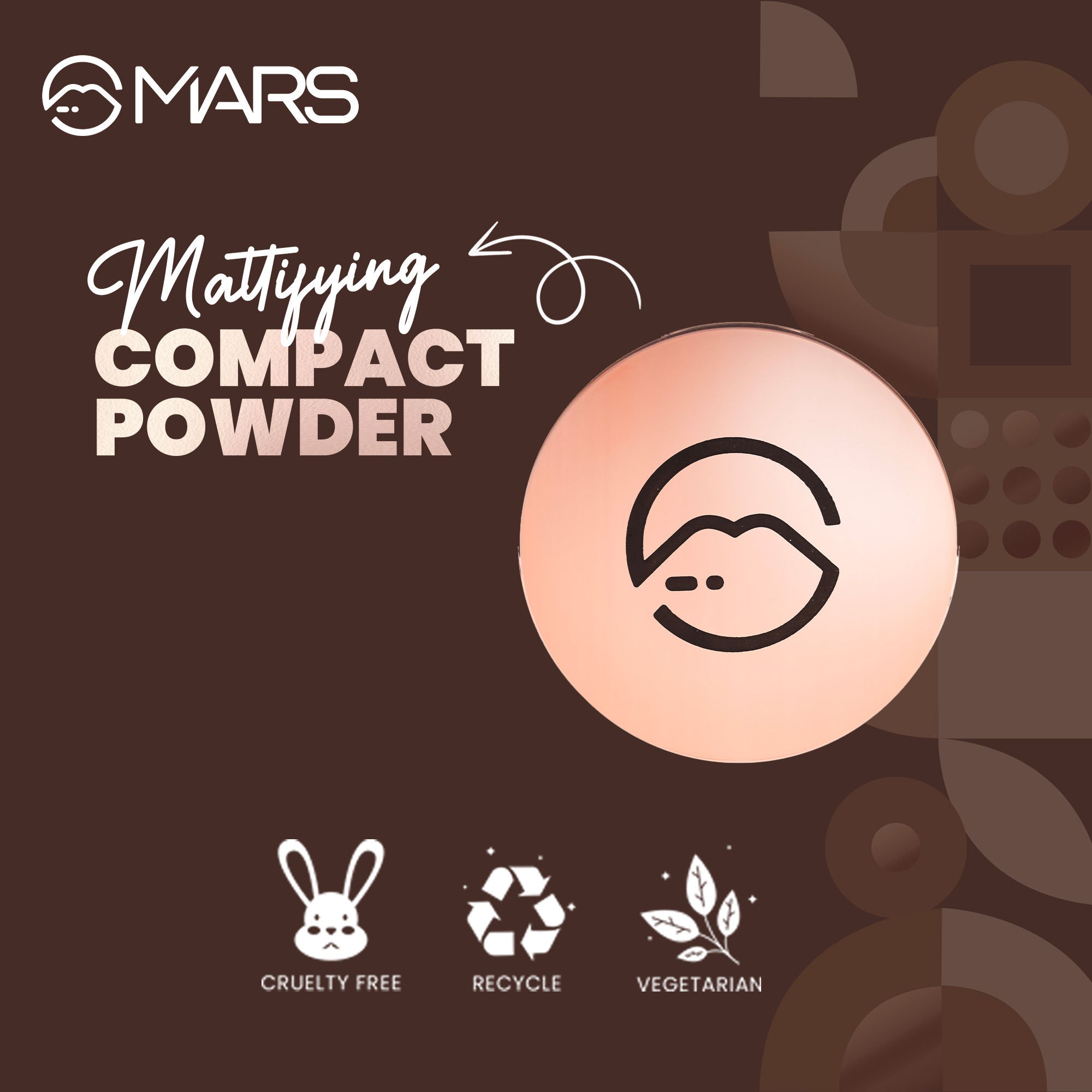 Matte On Compact Powder with Applicator Puff