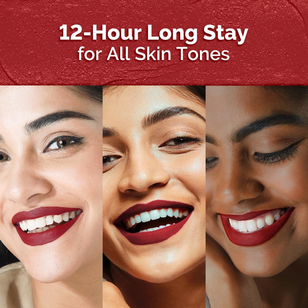 Moisture Matte Longstay Lipstick With Avocado Oil & Vitamin E