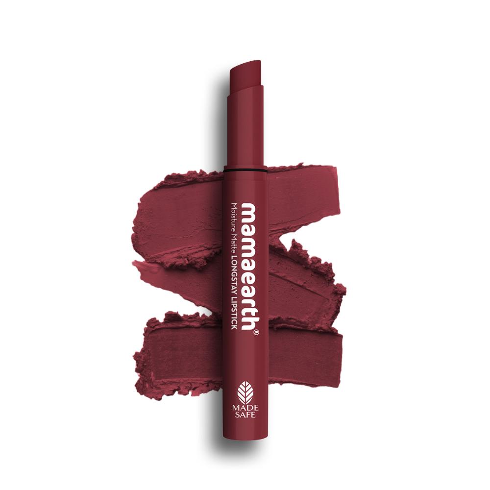 Moisture Matte Longstay Lipstick With Avocado Oil & Vitamin E - Amber Rose