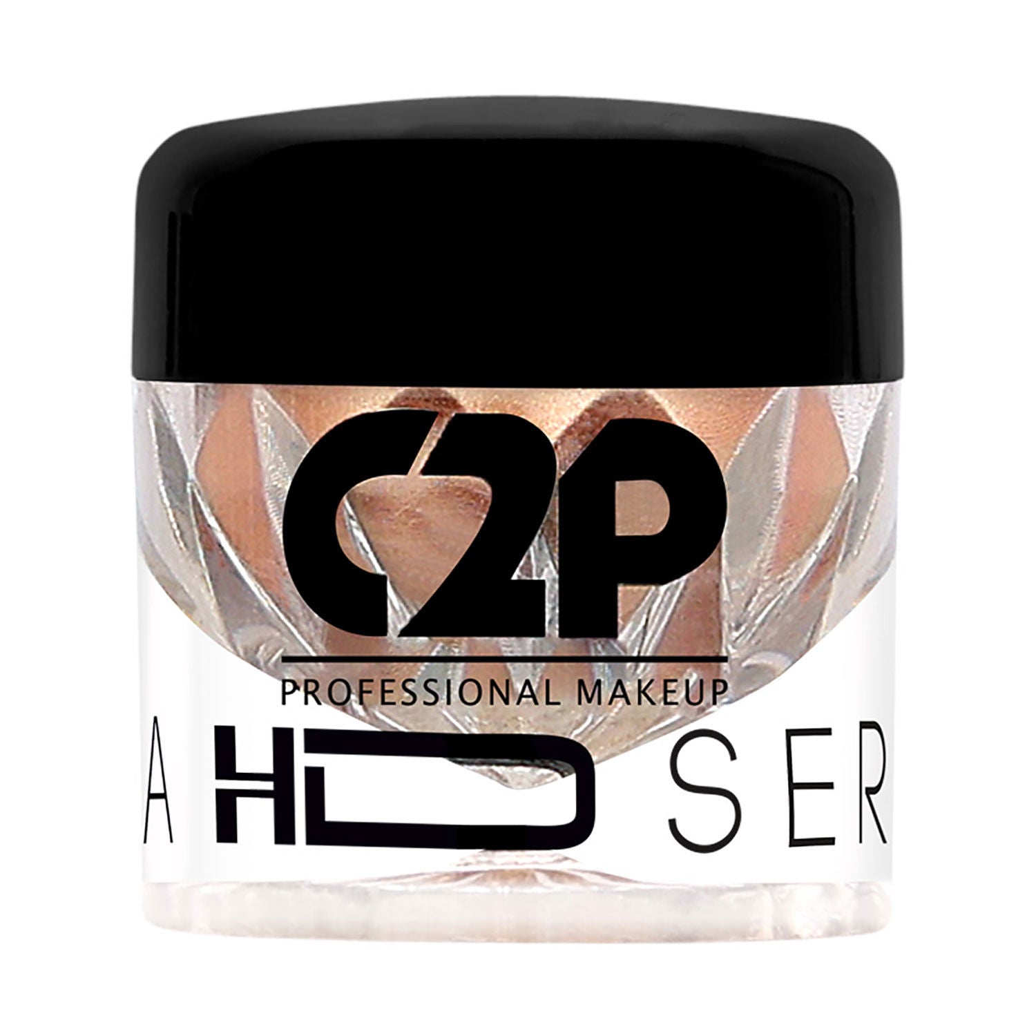 HD Loose Precious Eye Shadow Pigment Long-Lasting Shimmer for Face Body - Pinky Gold 17