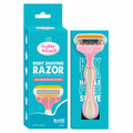 Feather Touch Body Shaving Razor Coted With Aloevera & Vitamin E Advance Nano Coated