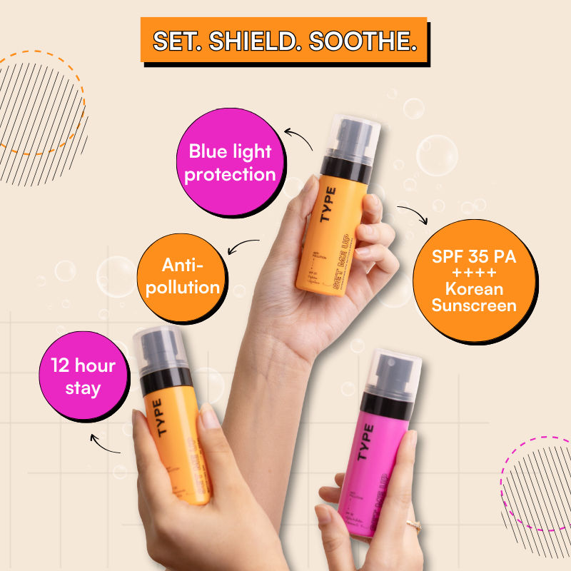 Brightening Setting Spray SPF 35 PA+++ Face Makeup 12Hr Set Vit C Glow