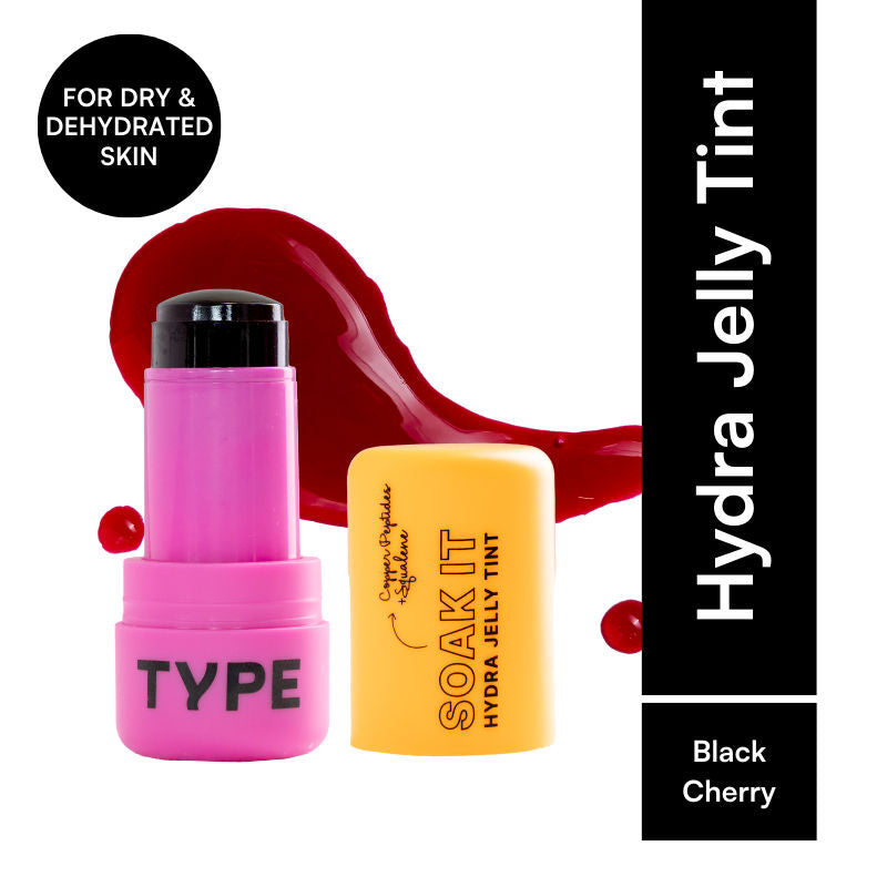 Soak It Hydra Jelly Tint with Squalane For Cheeks, Lips And Eyes - Black Cherry 84