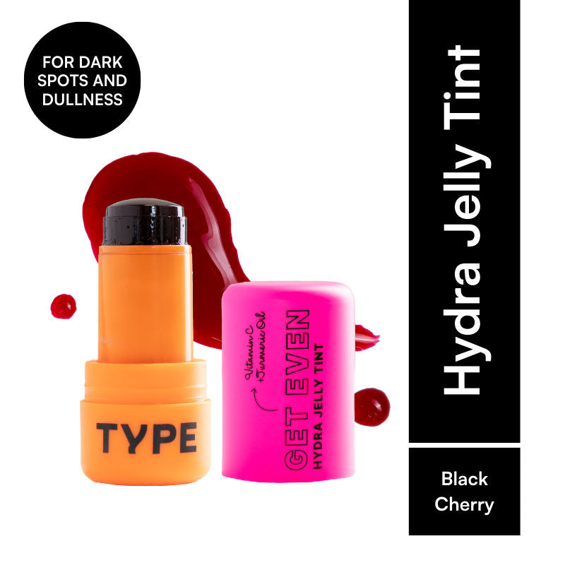 Get Even Hydra Jelly Tint with Vitamin C For Cheeks, Lips and Eyes - Black Cherry 84