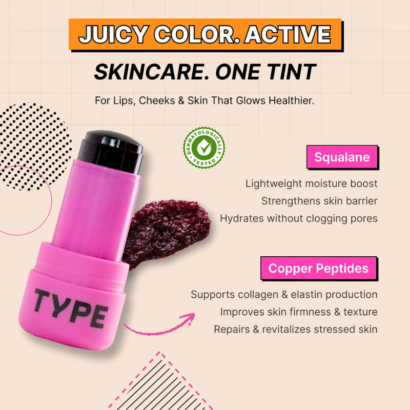 Soak It Hydra Jelly Tint with Squalane For Cheeks, Lips And Eyes