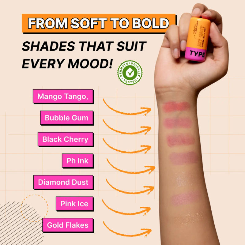 Soak It Hydra Jelly Tint with Squalane For Cheeks, Lips And Eyes
