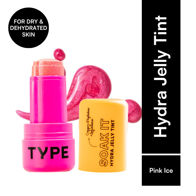 Soak It Hydra Jelly Tint with Squalane For Cheeks, Lips And Eyes - Pink Ice 89