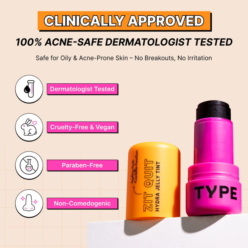 Zit Quit Hydra Jelly Tint with Azelaic Acid For Cheeks, Lips and Eyes
