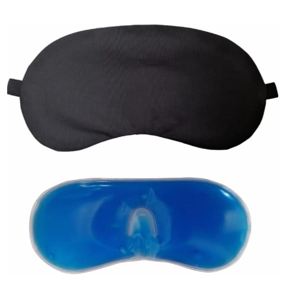 Eye Mask With Black Silk Cover