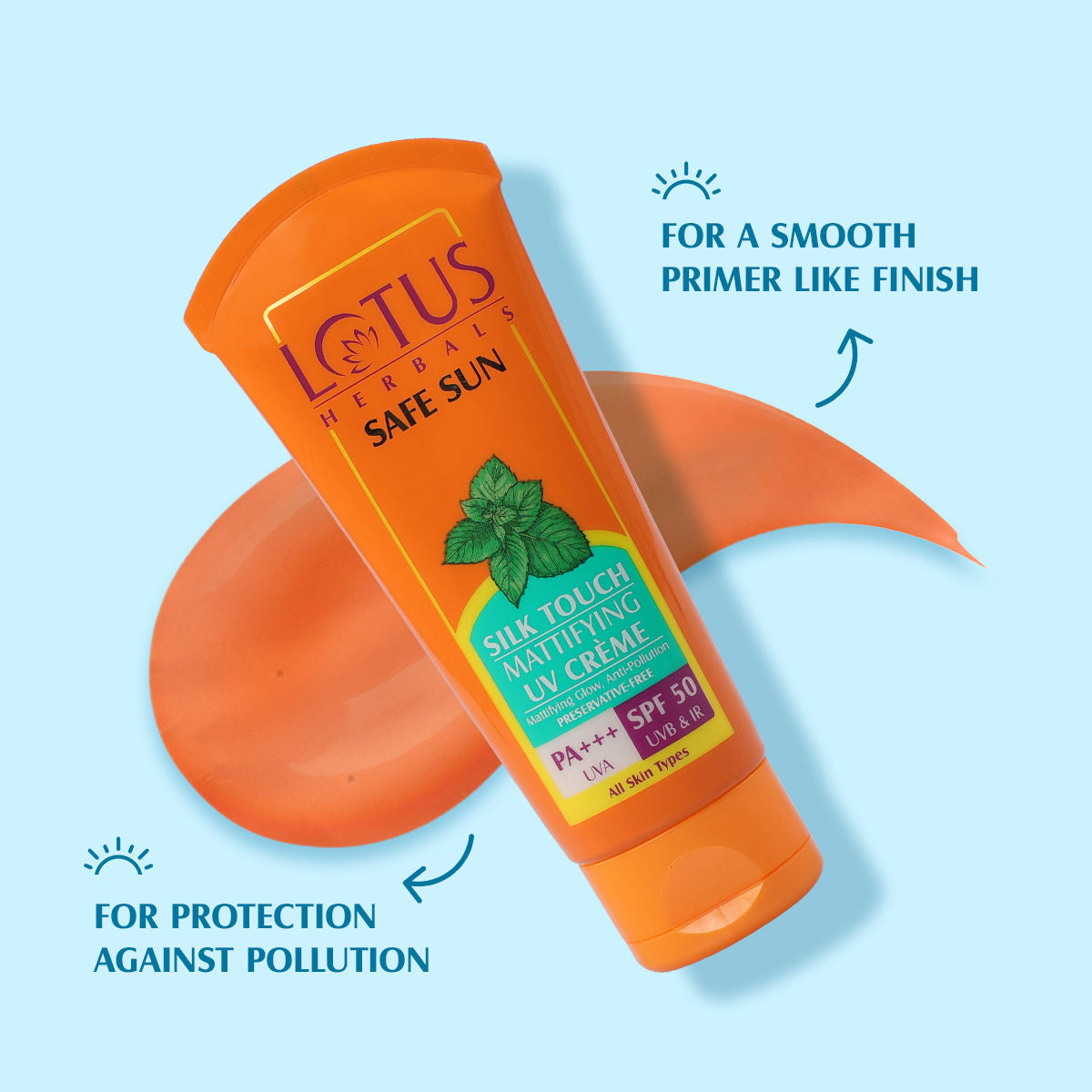 Safe Sun Silk Touch Mattifying UV Cream Sunscreen, SPF 50 PA+++, 75g