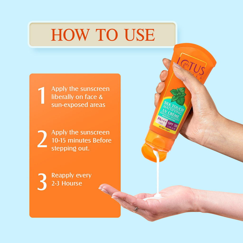 Safe Sun Silk Touch Mattifying UV Cream Sunscreen, SPF 50 PA+++, 75g