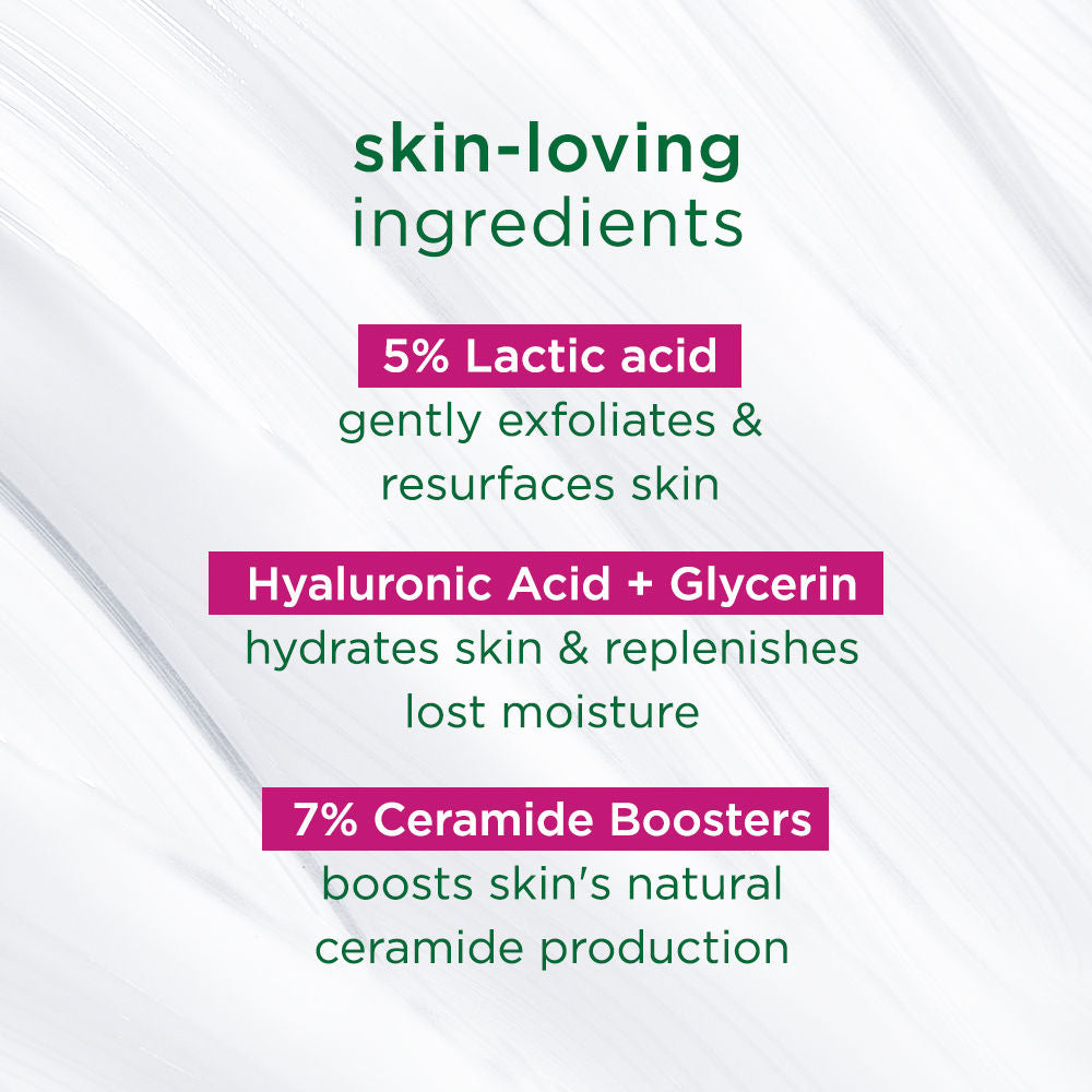 Active Skin Barrier Care with 5% AHA, Gel Cleanser for Gentle Exfoliation