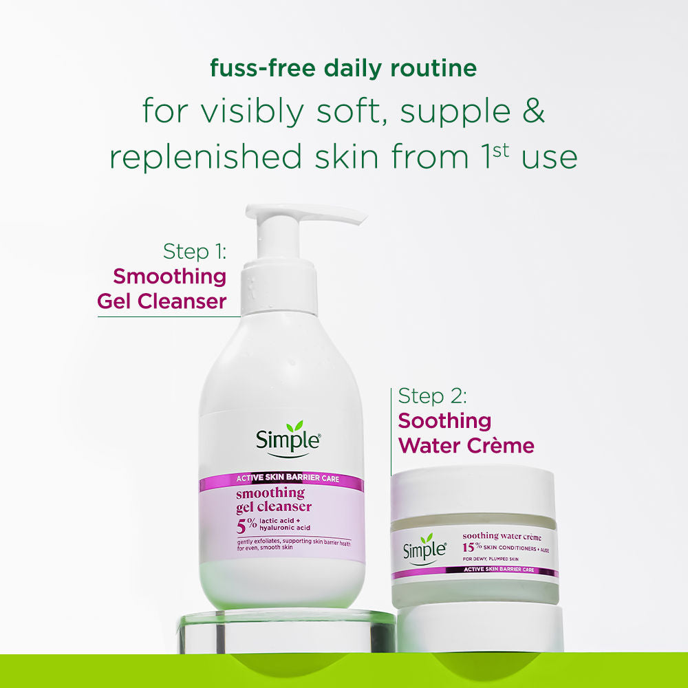 Active Skin Barrier Care with 5% AHA, Gel Cleanser for Gentle Exfoliation