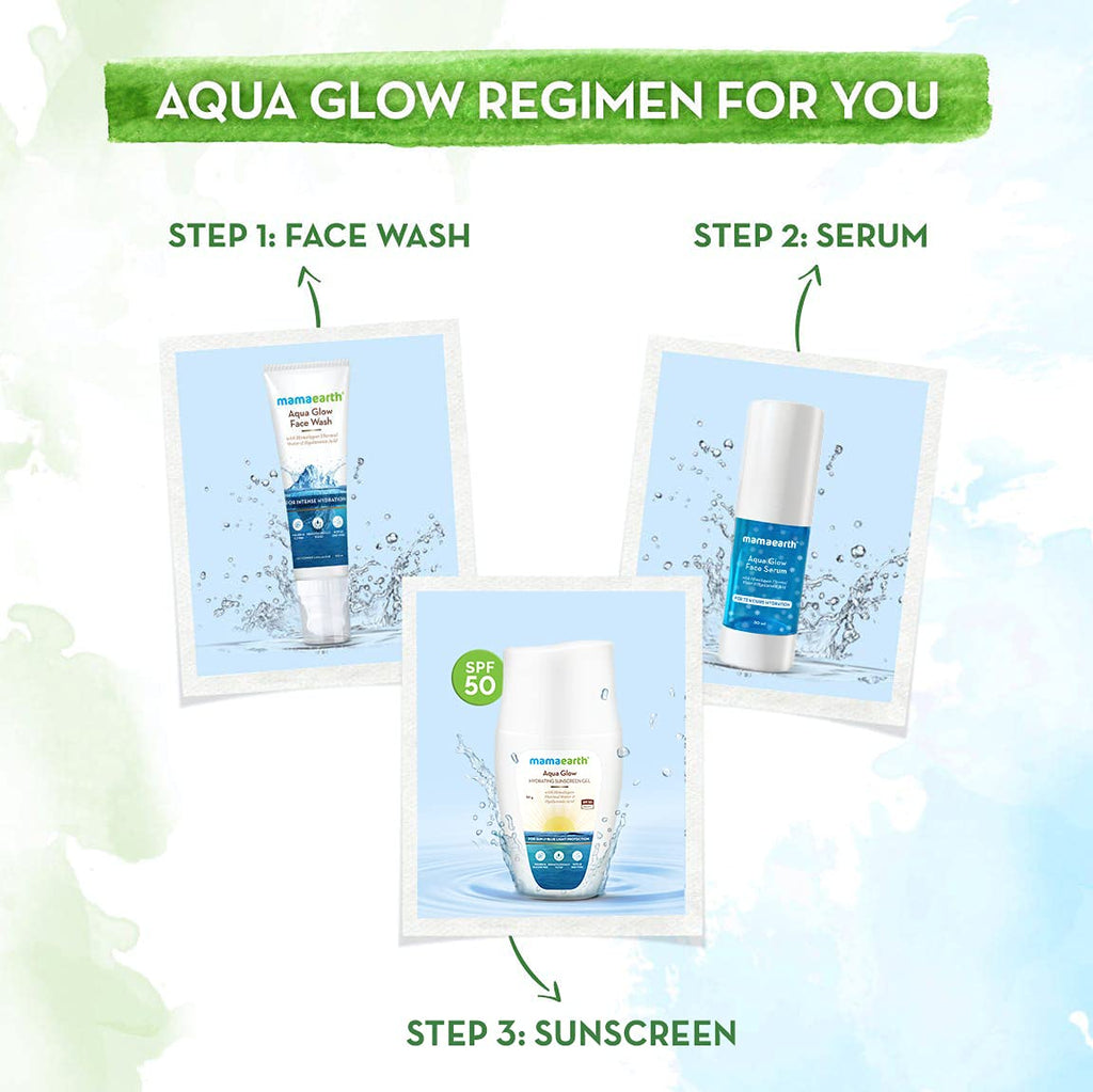 Aqua Glow Hydrating Sunscreen Gel With Himalayan Thermal Water & Hyaluronic Acid