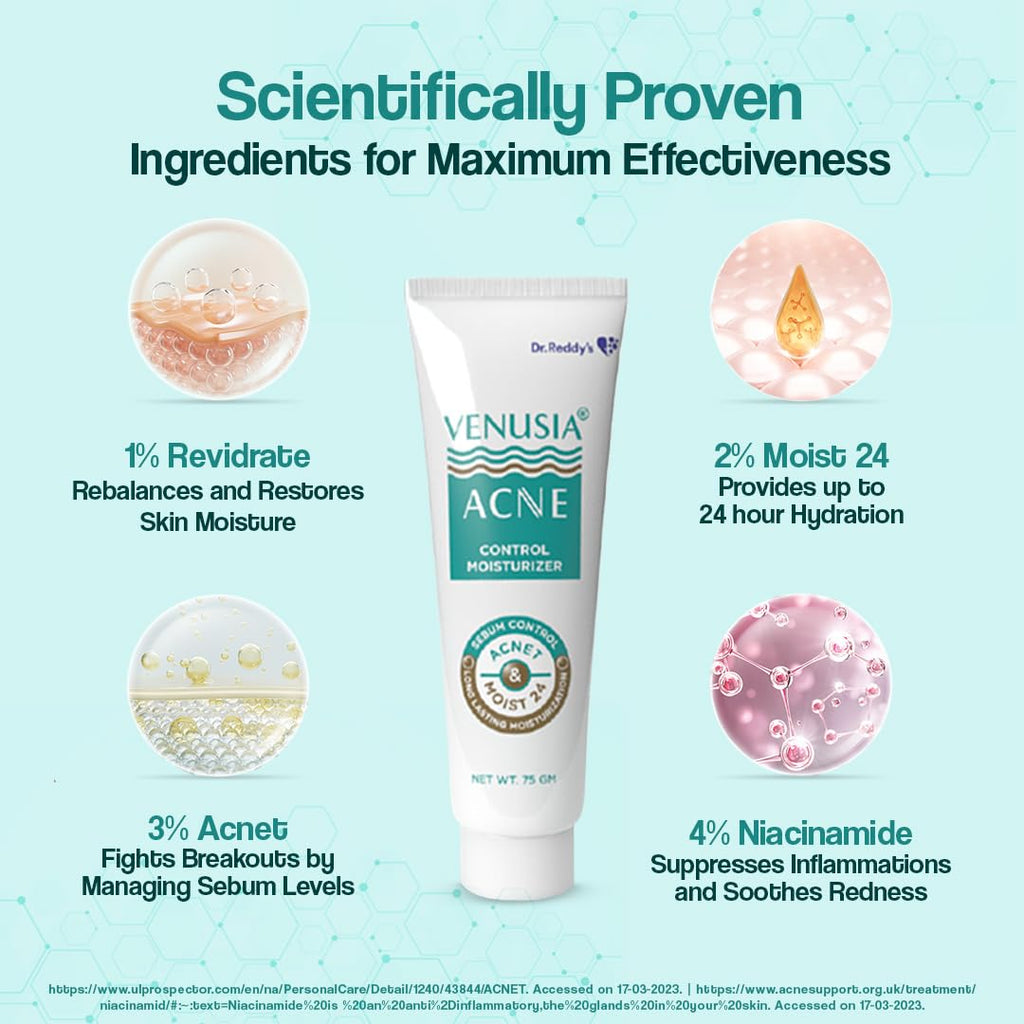 Acne Control Moisturizer| Oily Skin Friendly| Lightens Acne Scars|75g