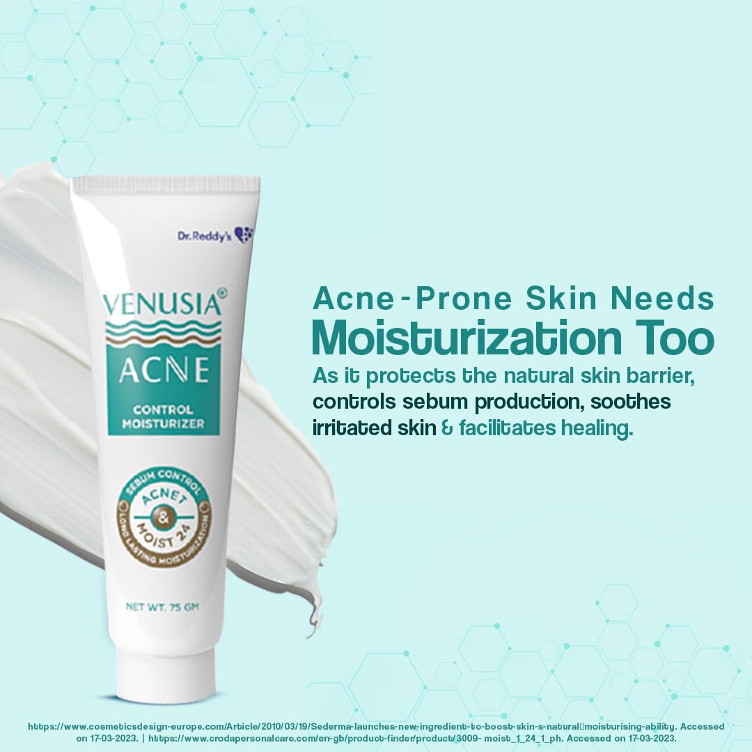 Acne Control Moisturizer| Oily Skin Friendly| Lightens Acne Scars|75g