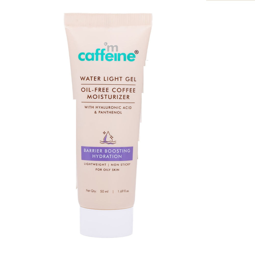 Oil-Free Coffee Face Moisturizer Gel with Hyaluronic Acid & Pro-Vit B5 for Deep Hydration