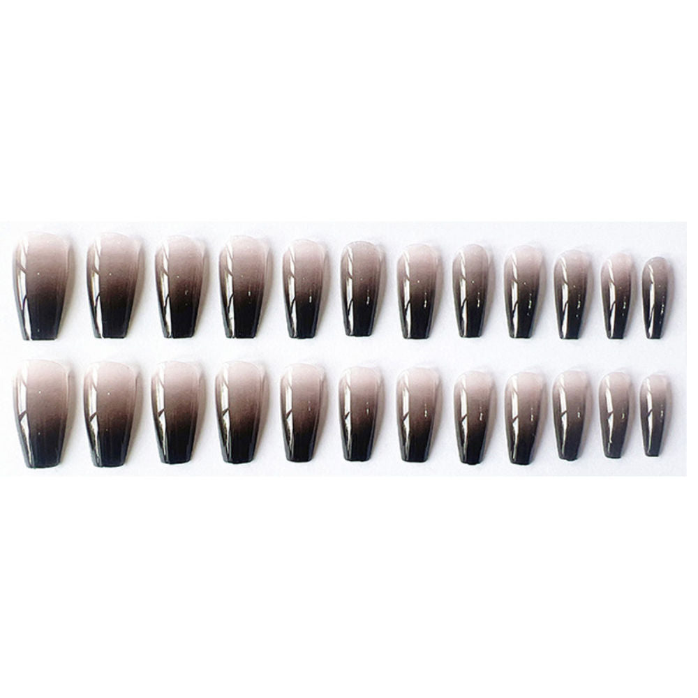 Long Black Color With Semi Transparent Bottom