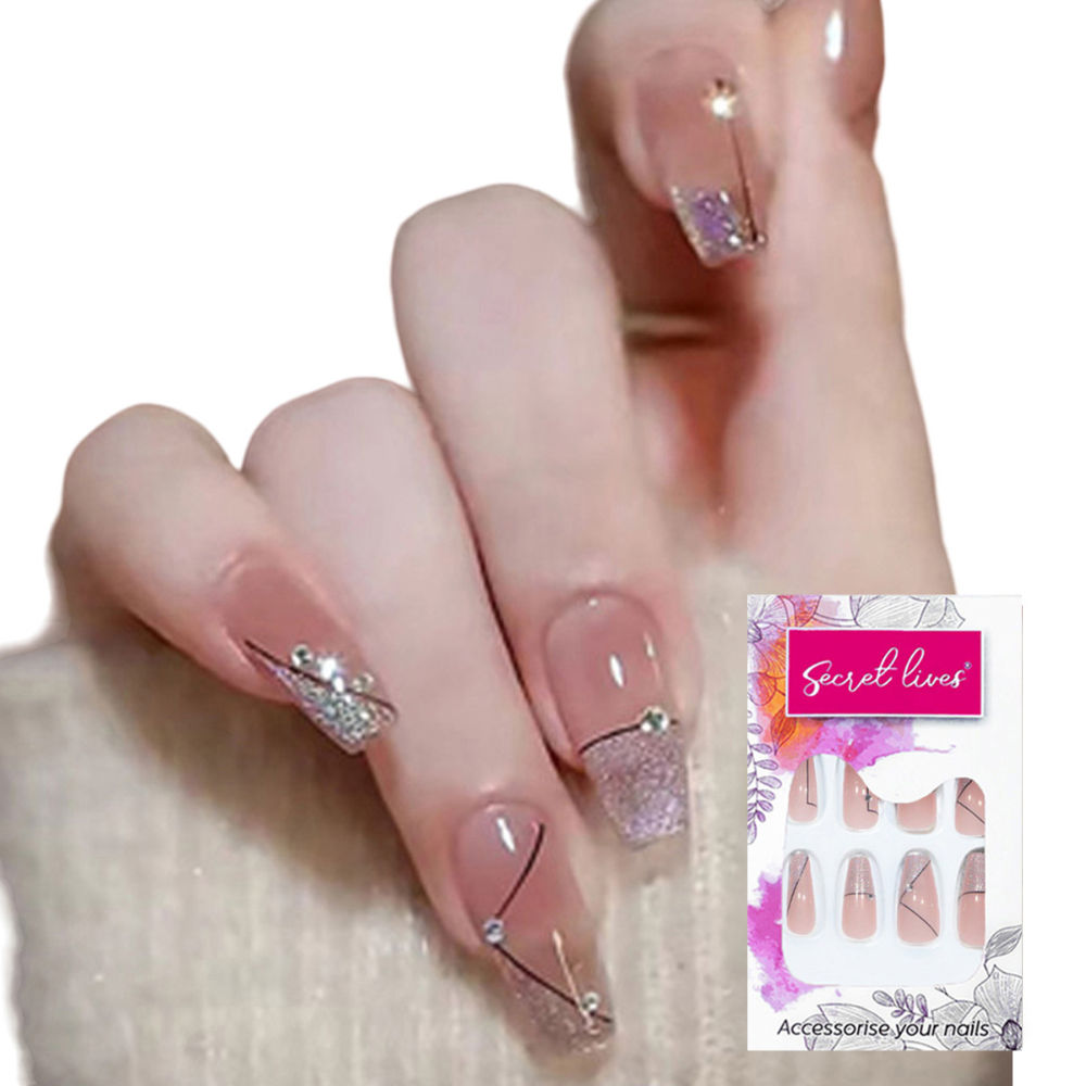 Translucent Grafti Lines With Studs & Glitter