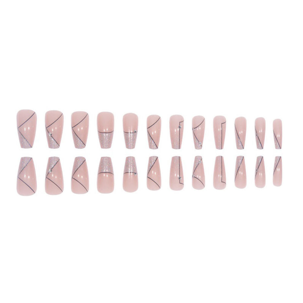 Translucent Grafti Lines With Studs & Glitter