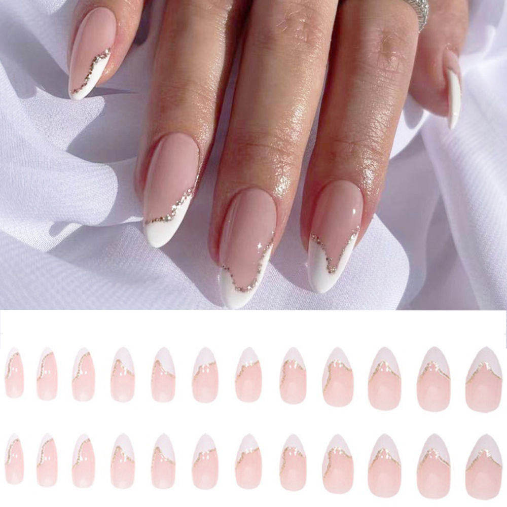 With Golden Glitter Design