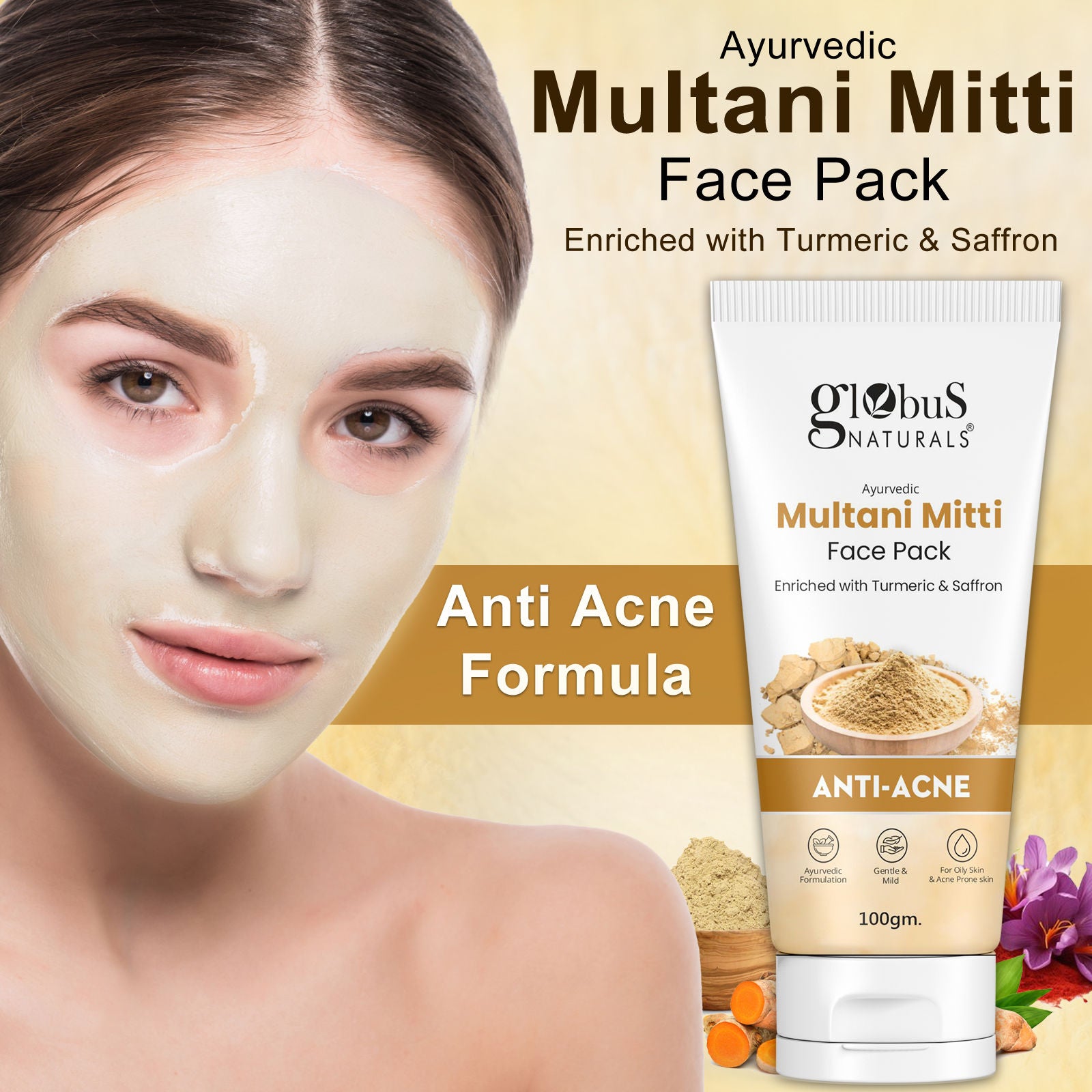Anti Acne Multani Mitti Face Pack