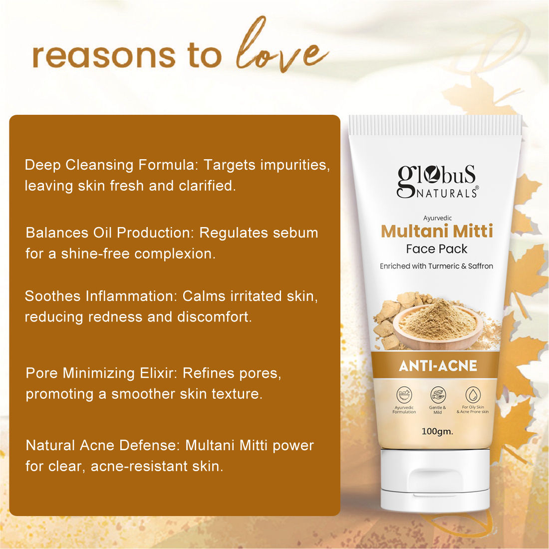 Anti Acne Multani Mitti Face Pack