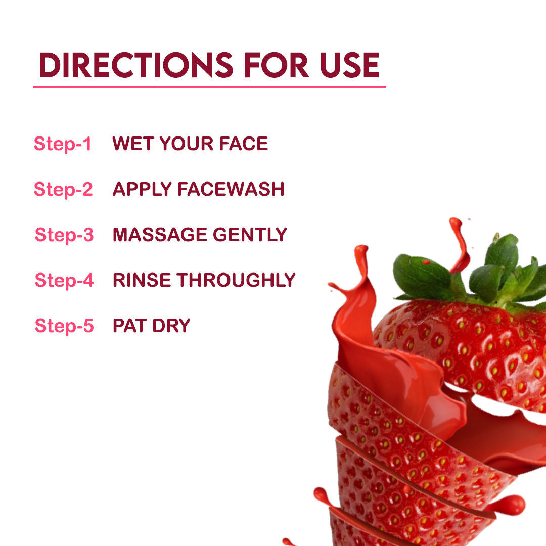Herbal Strawberry Face Wash